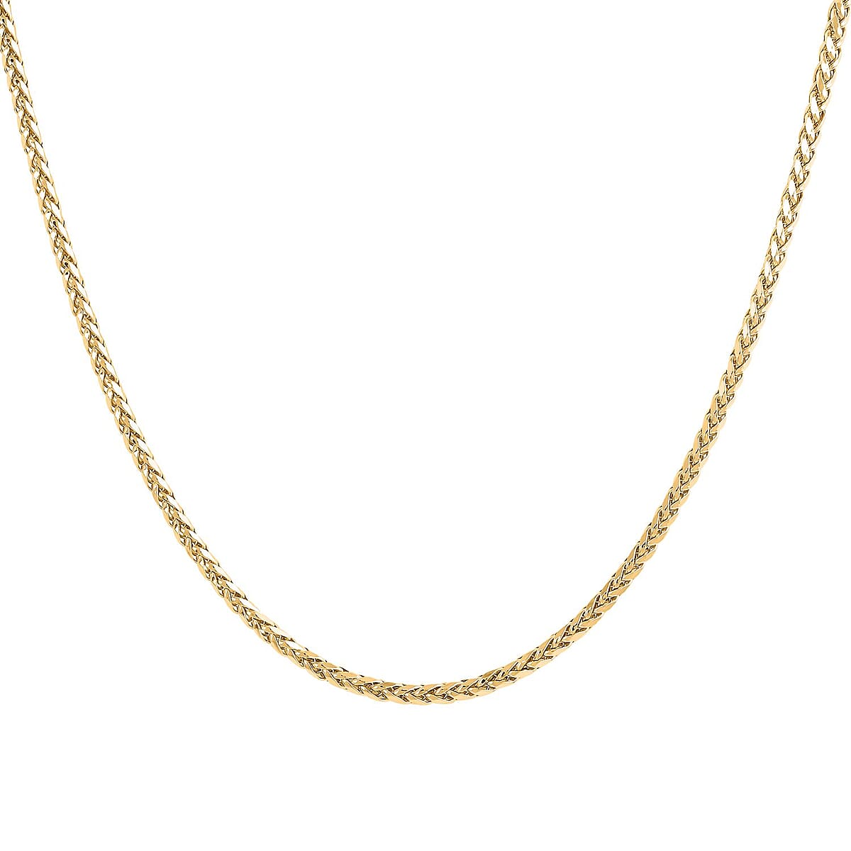 10K Yellow Gold 3mm Palma Necklace 18 Inches 7.70 Grams image number 3