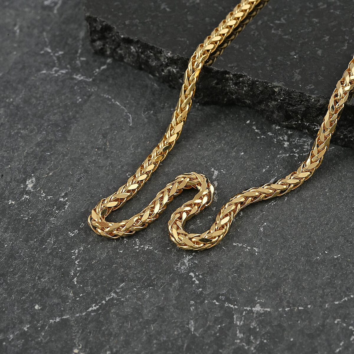 10K Yellow Gold 3mm Palma Necklace 24 Inches 9.80 Grams image number 1