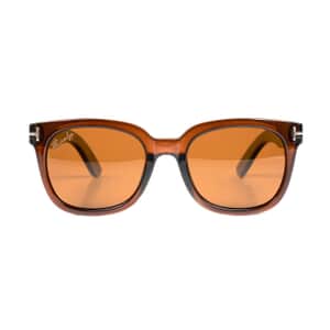 Bamfy Linda Vista UV400 Sunglasses with Bamboo Legs and Case -Brownout