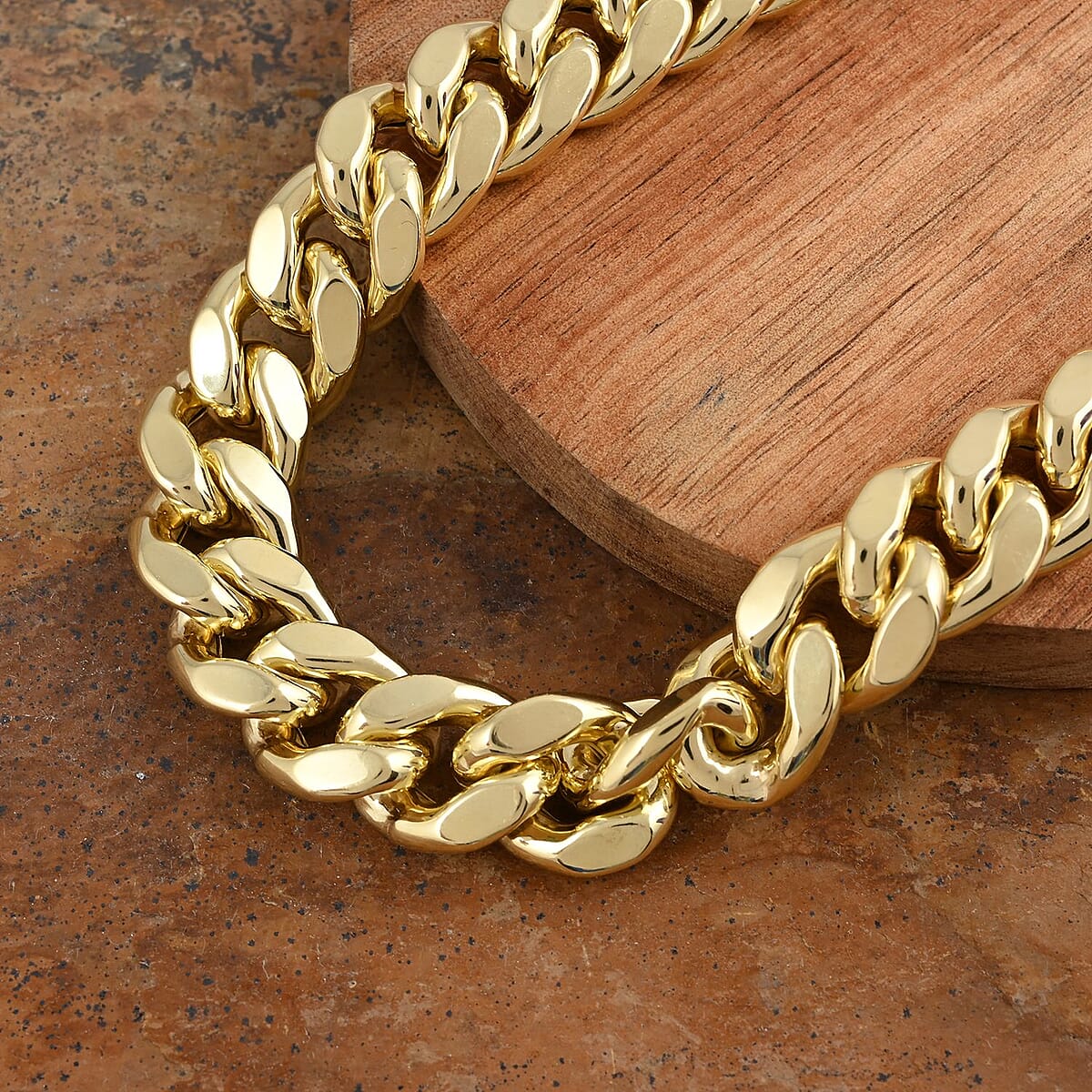 10K Yellow Gold 13mm Miami Cuban Chain Necklace 24 Inches 88.40 Grams image number 1