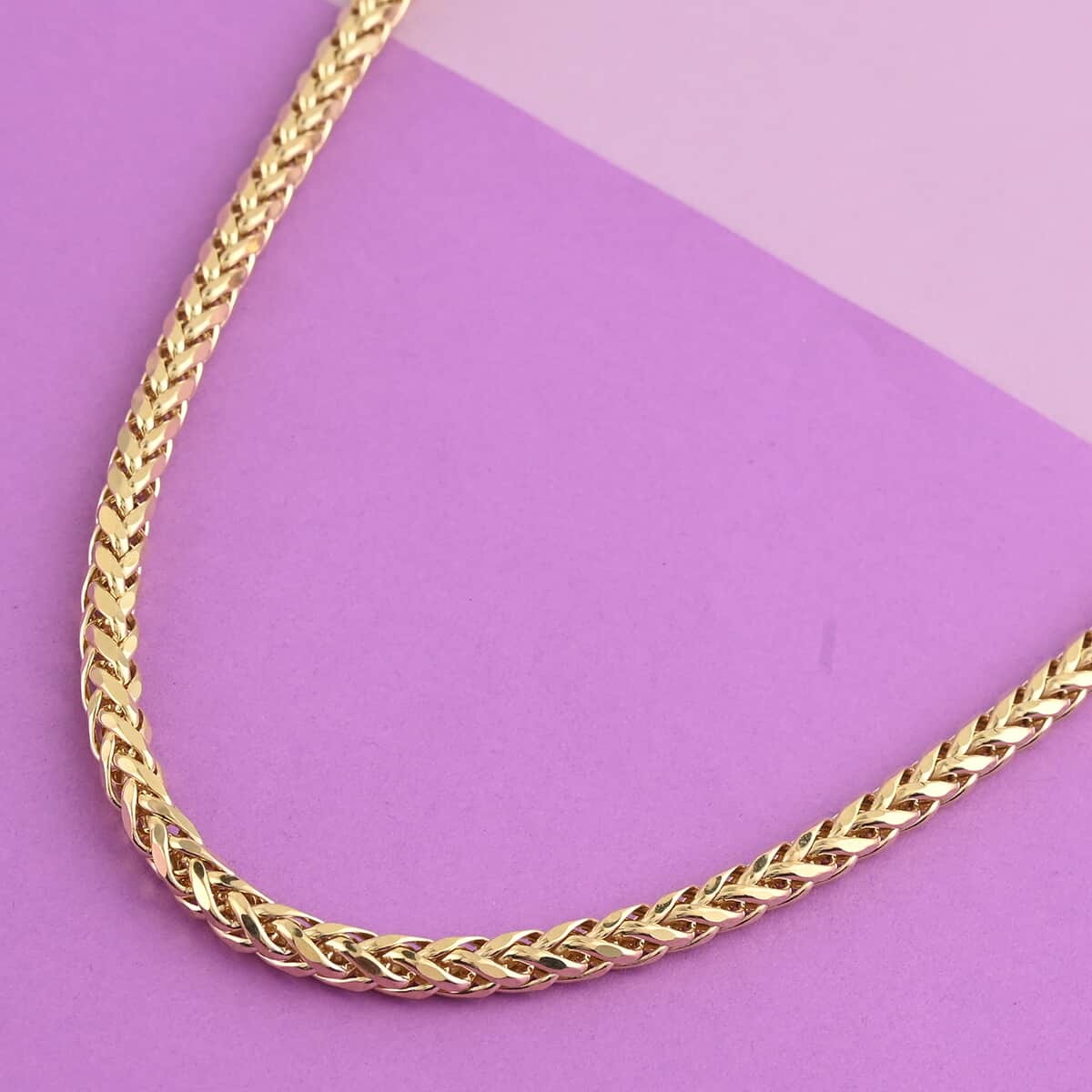 10K Yellow Gold 3mm Palma Necklace 20 Inches 8.5 Grams image number 1