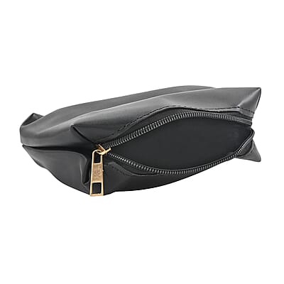 Black Faux Leather Tote Bag and Purse