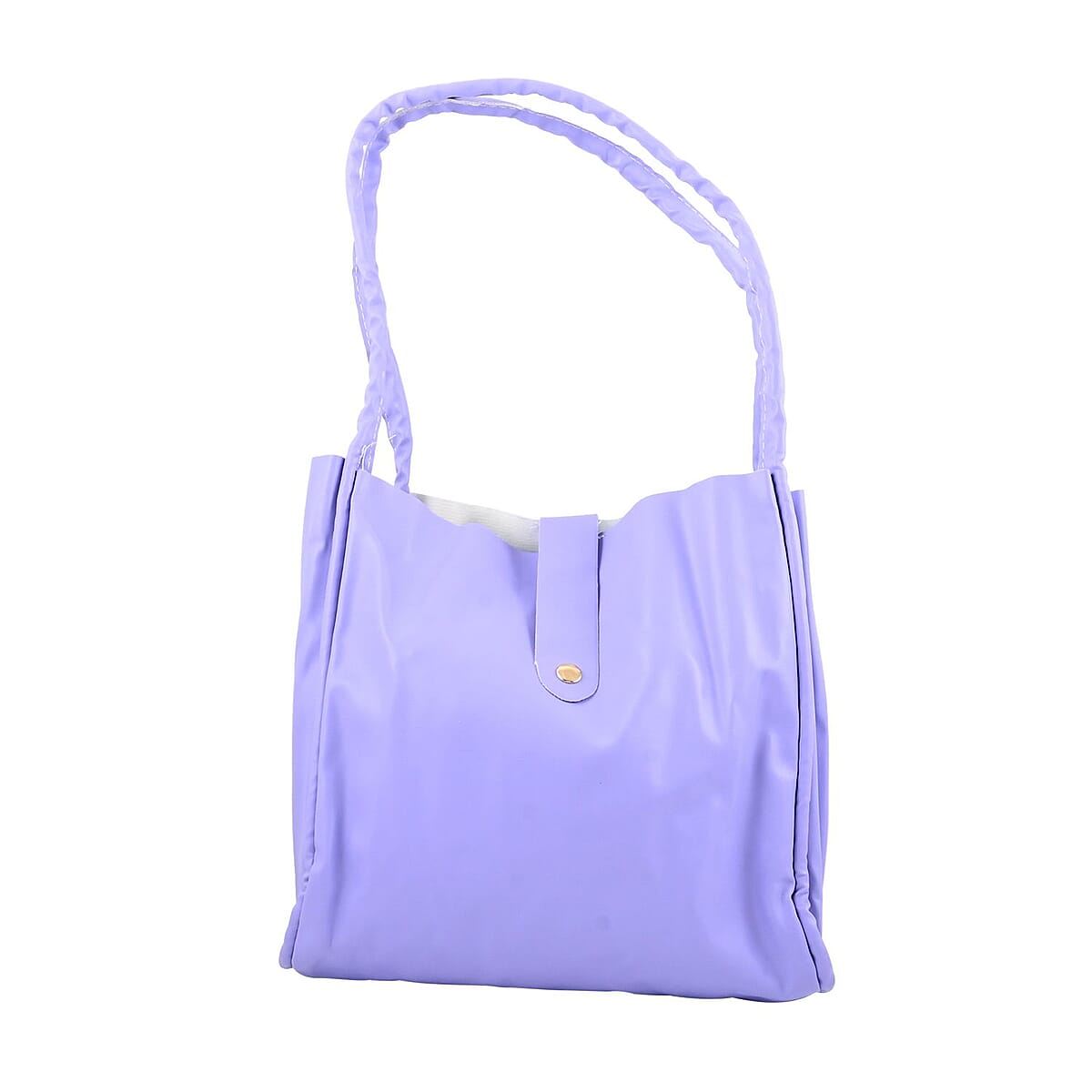 Purple Faux Leather Tote Bag and Purse image number 1