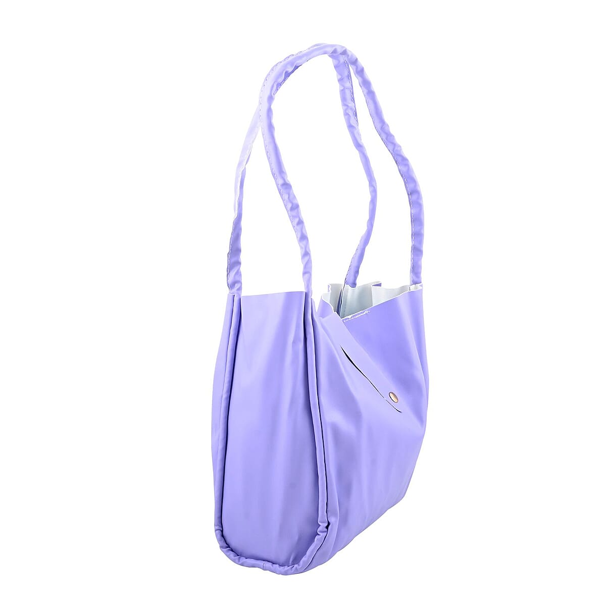 Purple Faux Leather Tote Bag and Purse image number 2