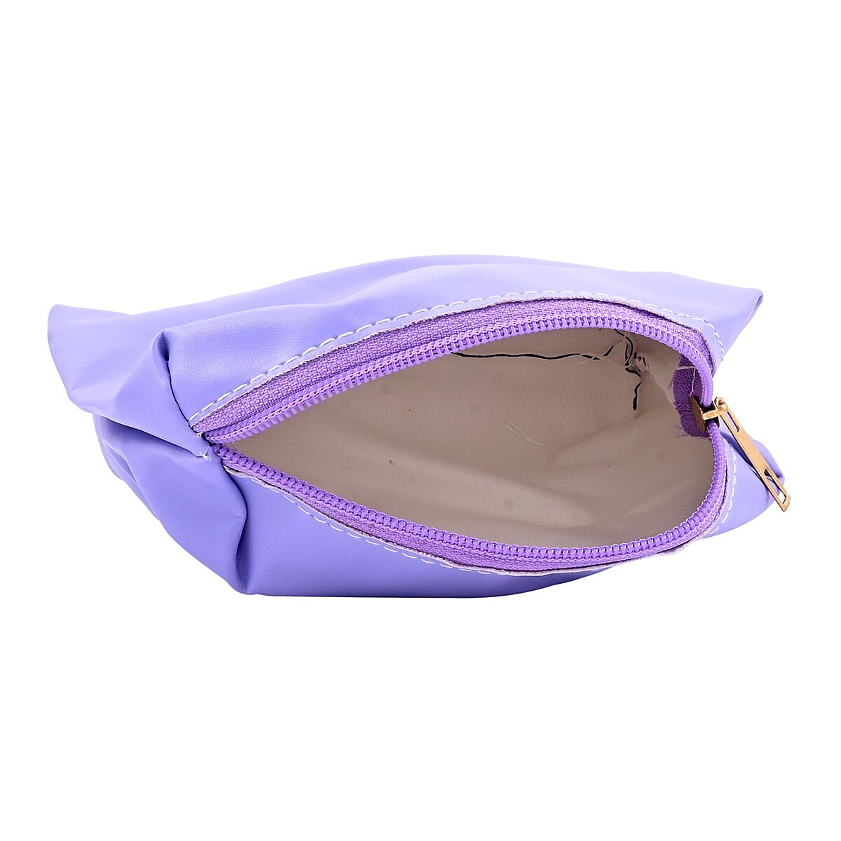 Purple Faux Leather Tote Bag and Purse image number 7