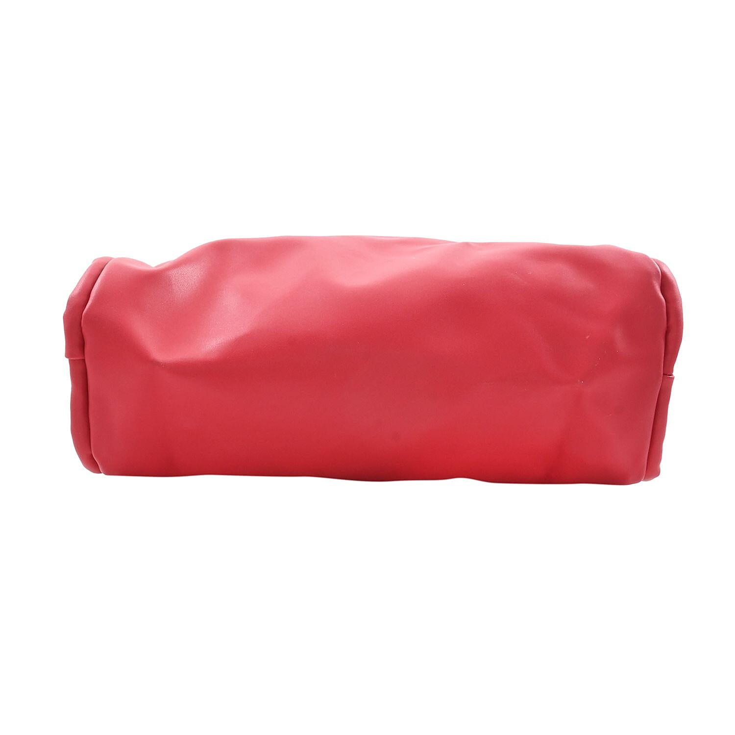 Red Faux Leather Tote Bag and Purse