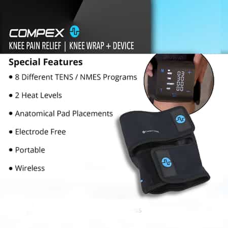 Buy Compex Knee Pain Relief Wrap with Tens Unit -S/M at ShopLC.