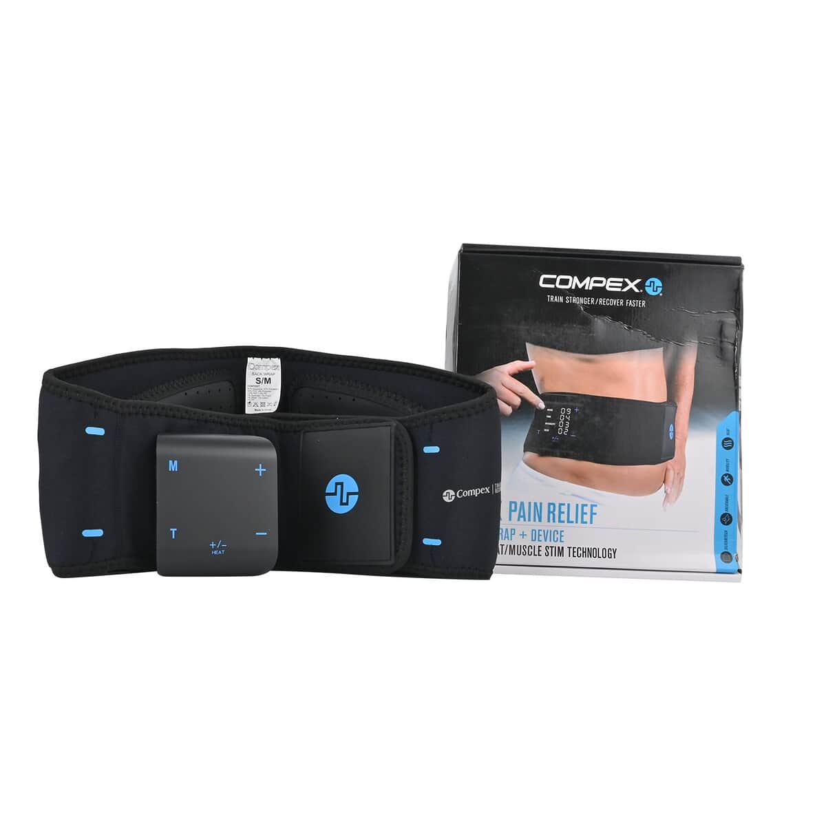 Compex Back Pain Relief Wrap with Tens Unit - L/XL image number 1