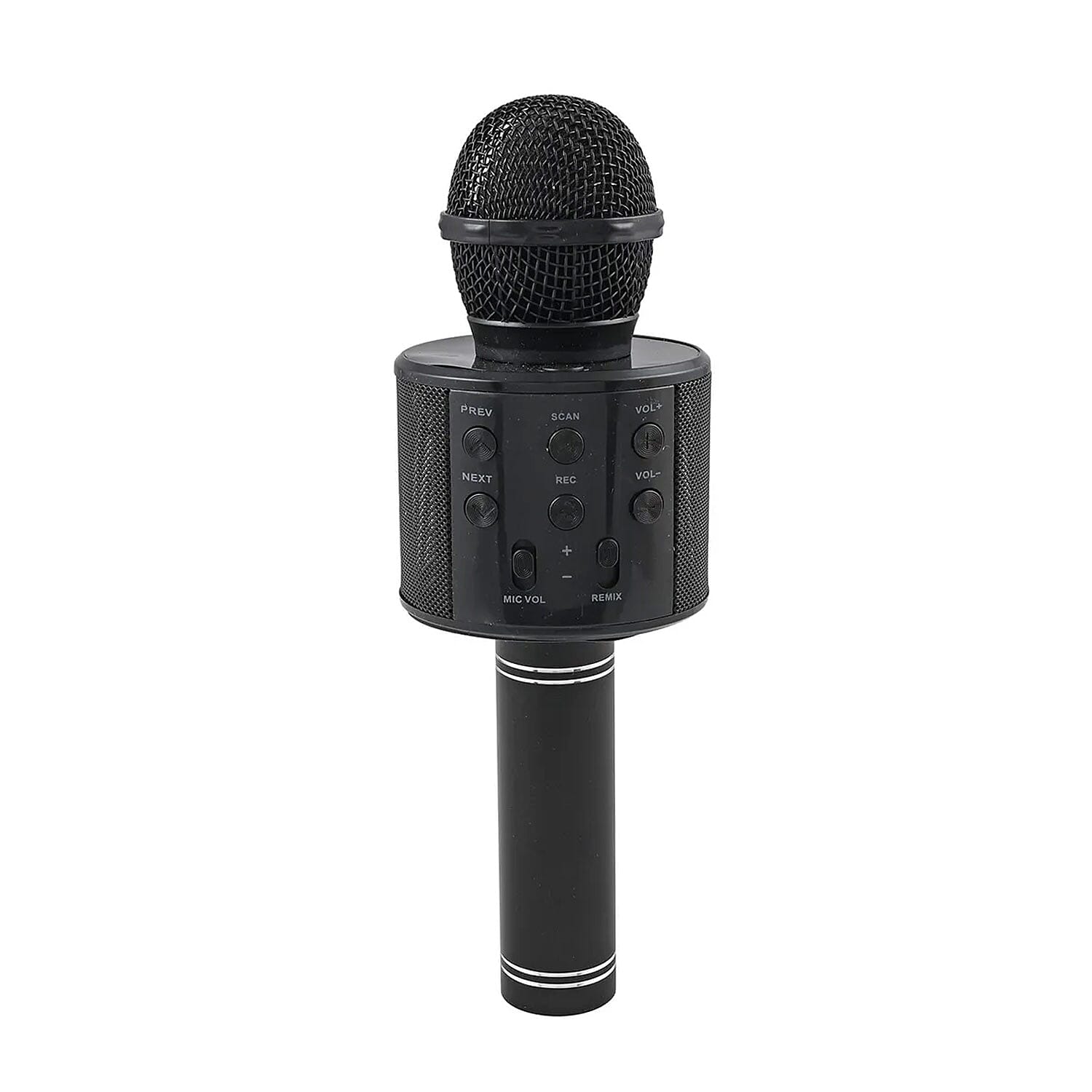 Black Wireless Bluetooth Karaoke Microphon14.99e with USB Charger