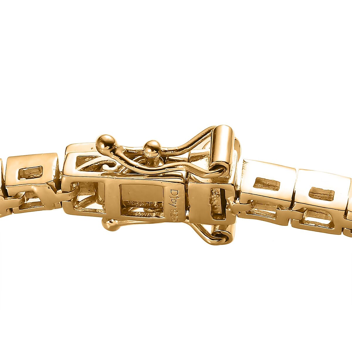 Multi Sapphire Tennis Bracelet in Vermeil Yellow Gold Over Sterling Silver (7.25 In) 6.40 ctw (Del. in 7-10 Days) image number 2