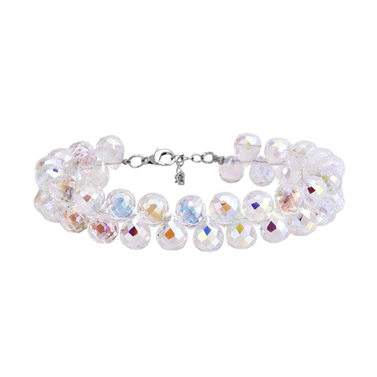 Ombre Crystal Beaded Elastic Bracelet – Shop Iowa
