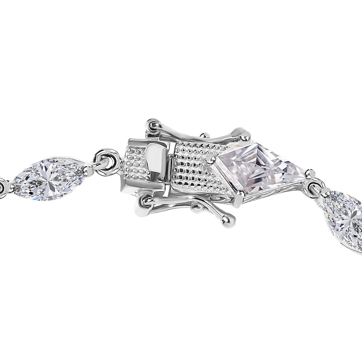 Moissanite Bracelet in Vermeil Yellow Gold Over Sterling Silver (6.50 In) 10.20 ctw image number 3
