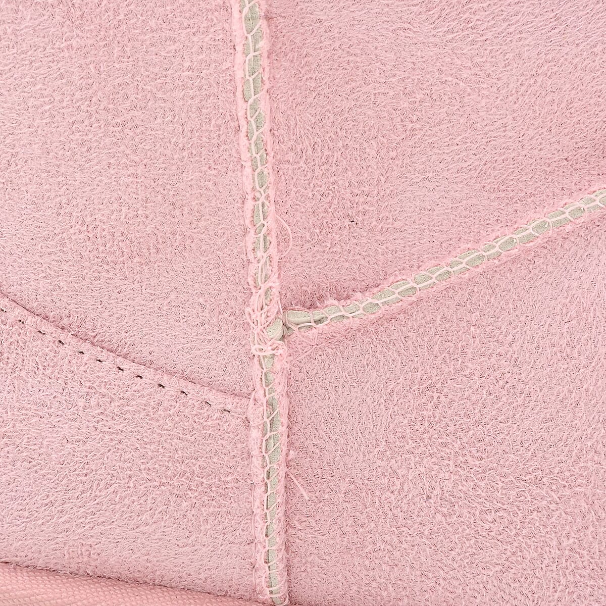 Pink Faux Suede Water Repellent Short Boots with Faux Fur Lining - (Size 10-10.5) image number 6