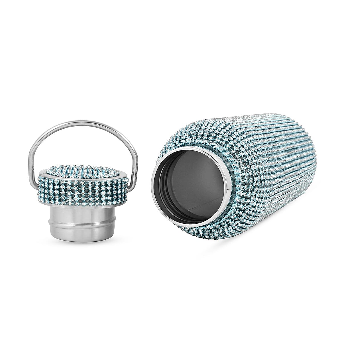 Turquoise Rhinestones Canteen Bottle 16oz image number 2