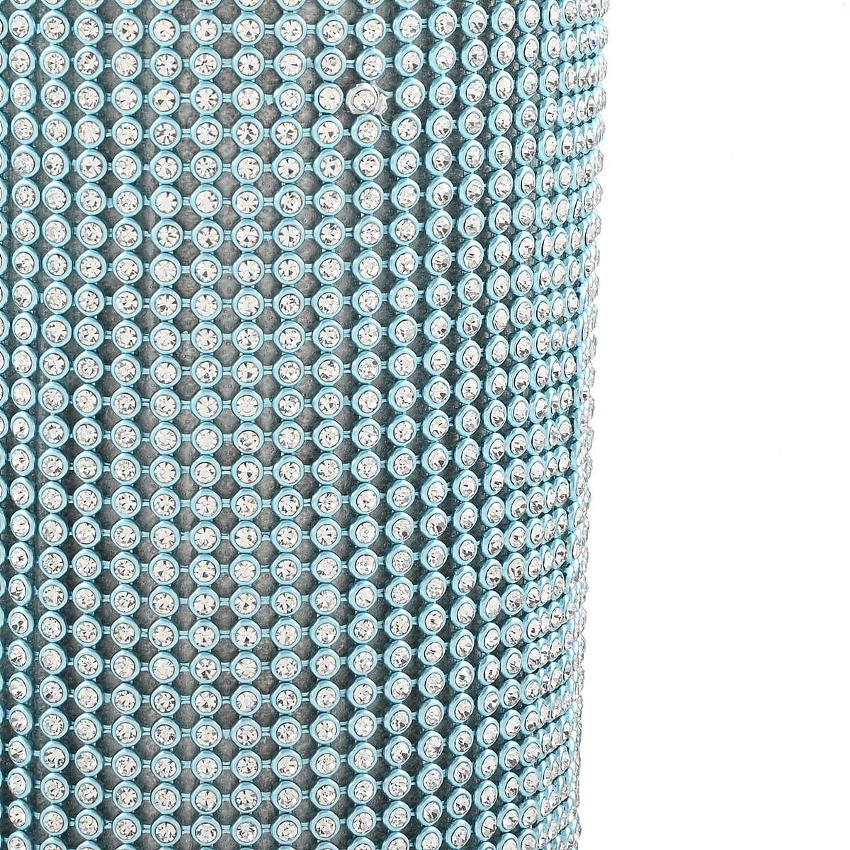 Turquoise Rhinestones Canteen Bottle 16oz image number 4
