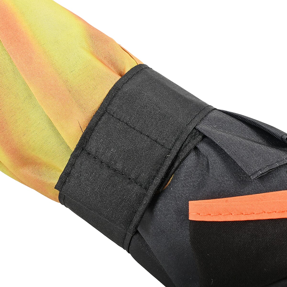 Reversible Umbrella with C Shaped Handle -Yellow Sunflower image number 4