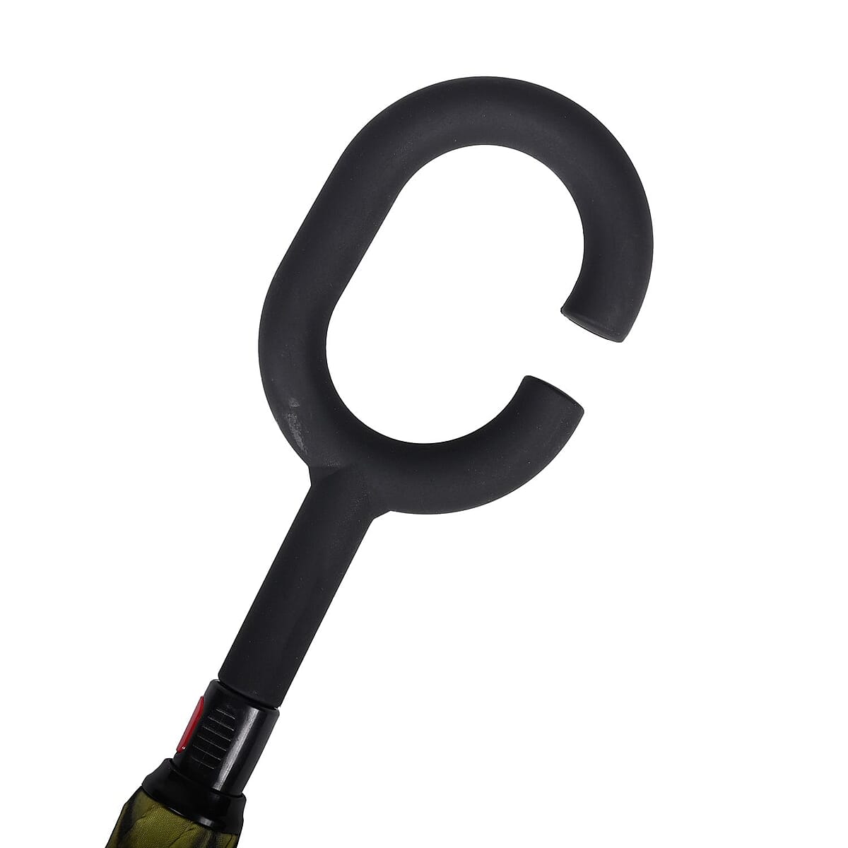 Closeout Reversible Umbrella with C Shaped Handle -Purple image number 3