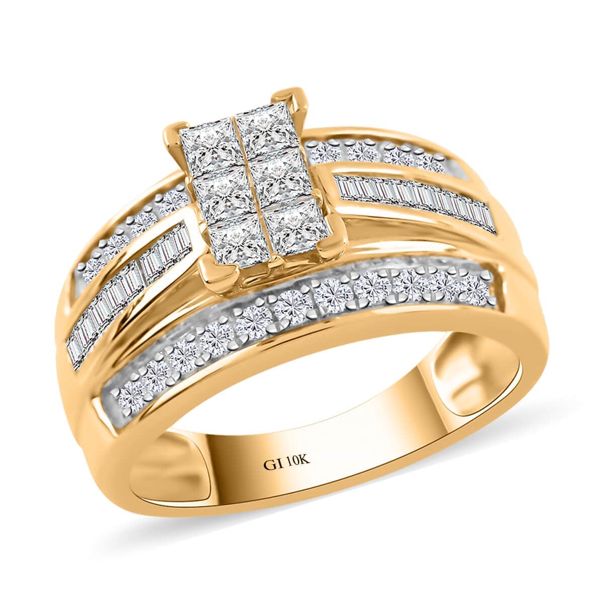 10K Yellow Gold Diamond SI3-G Ring 4.40 Grams 1.00 ctw (Del. 10-15 Days) image number 0