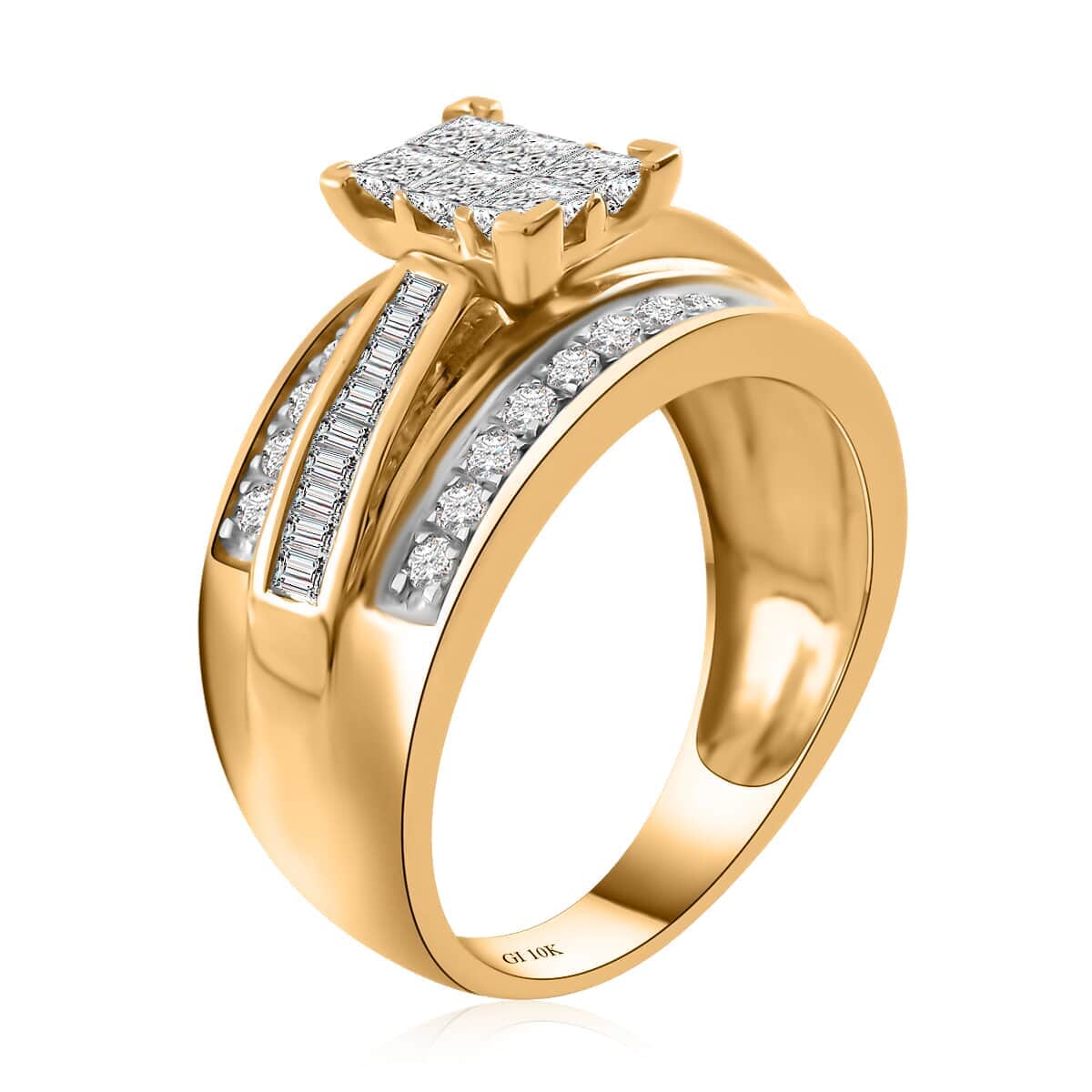 10K Yellow Gold Diamond SI3-G Ring 4.40 Grams 1.00 ctw (Del. 10-15 Days) image number 3