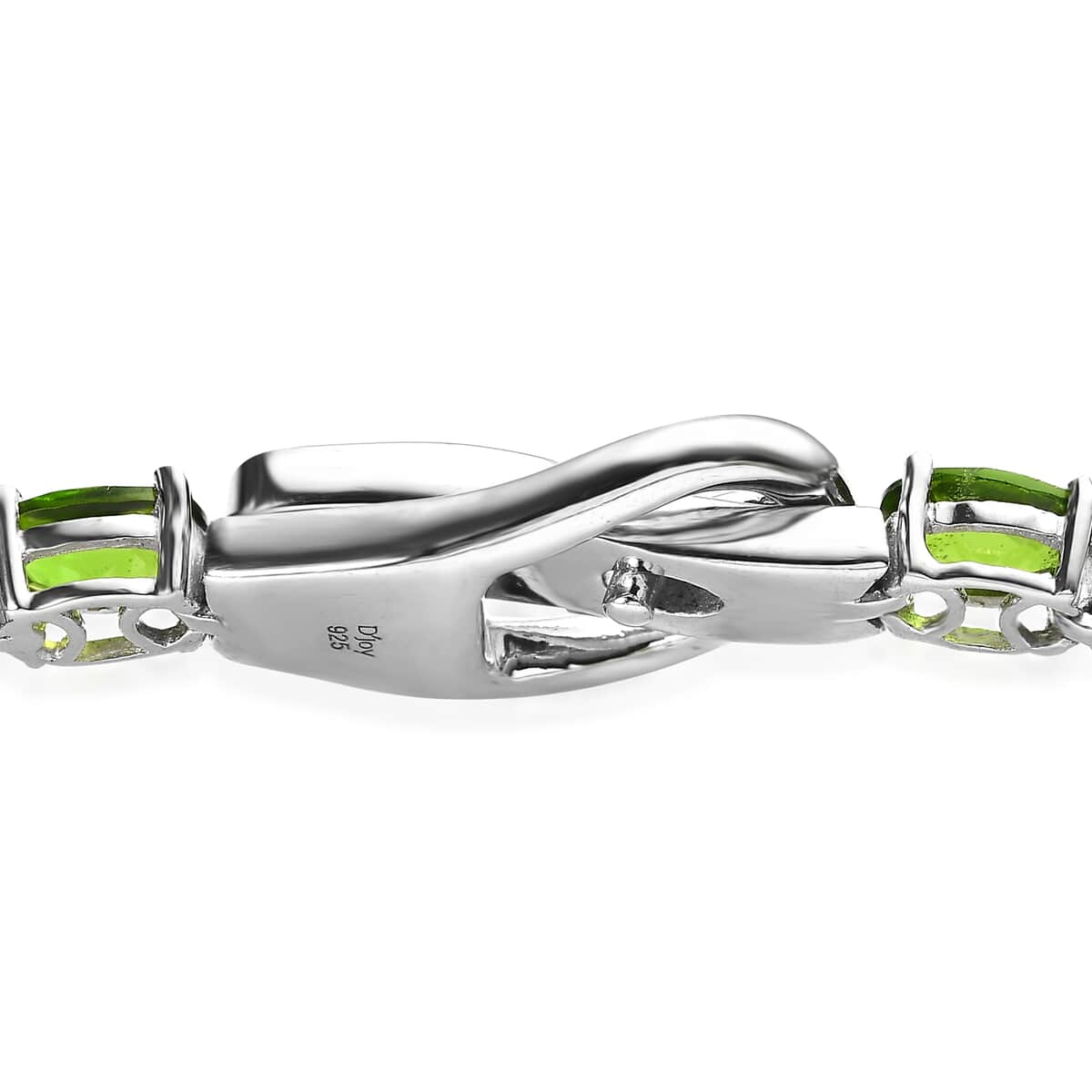 Chrome Diopside Tennis Bracelet in Platinum Over Sterling Silver (6.50 In) 12.15 ctw image number 3