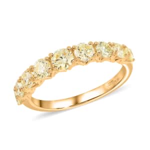 Ankur Treasure Chest Modani 18K Yellow Gold Natural Yellow Diamond SI1-SI2 Ring, Promise Rings (Size 8.0) 1.25 ctw