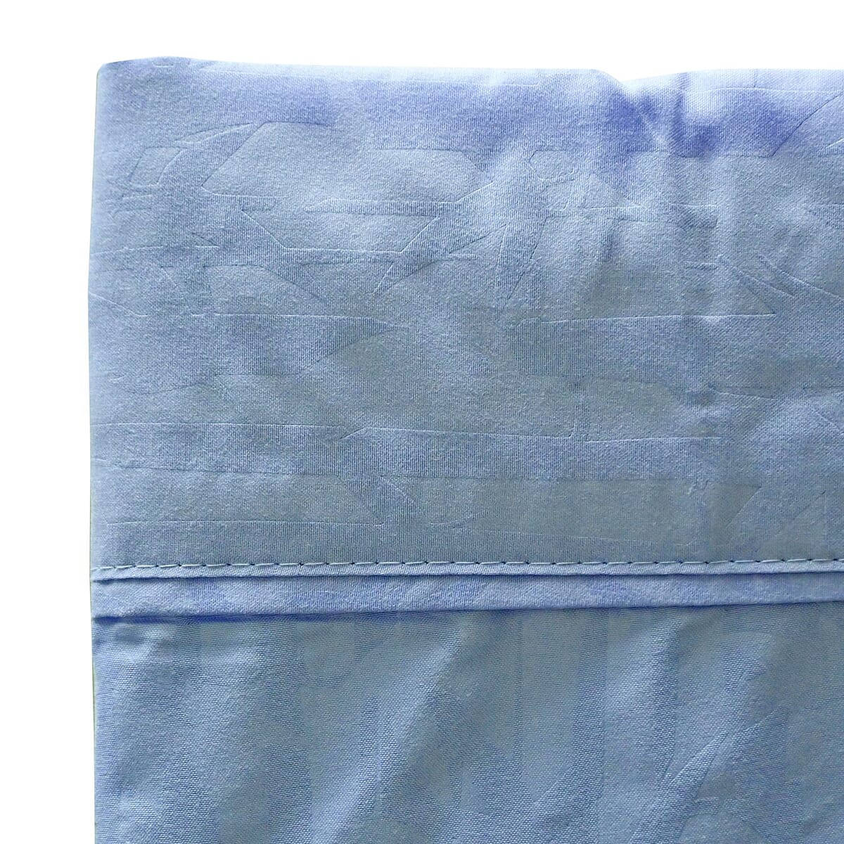 Hotel New York 4-Piece Light Blue Super Soft 1600 Series Bamboo Embossed Bed Sheet -King (Delivers in 14-20 Business Days) image number 2