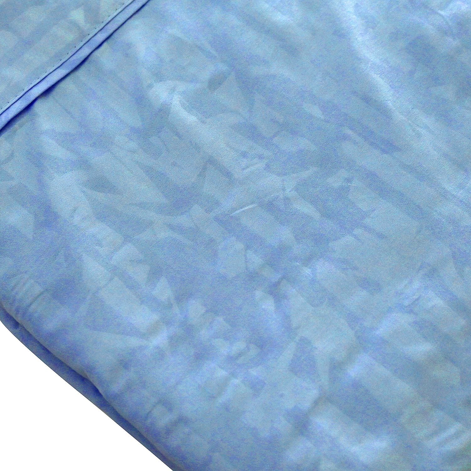 Hotel New York 4-Piece Light Blue Super Soft 1600 Series Bamboo Embossed Bed Sheet -King