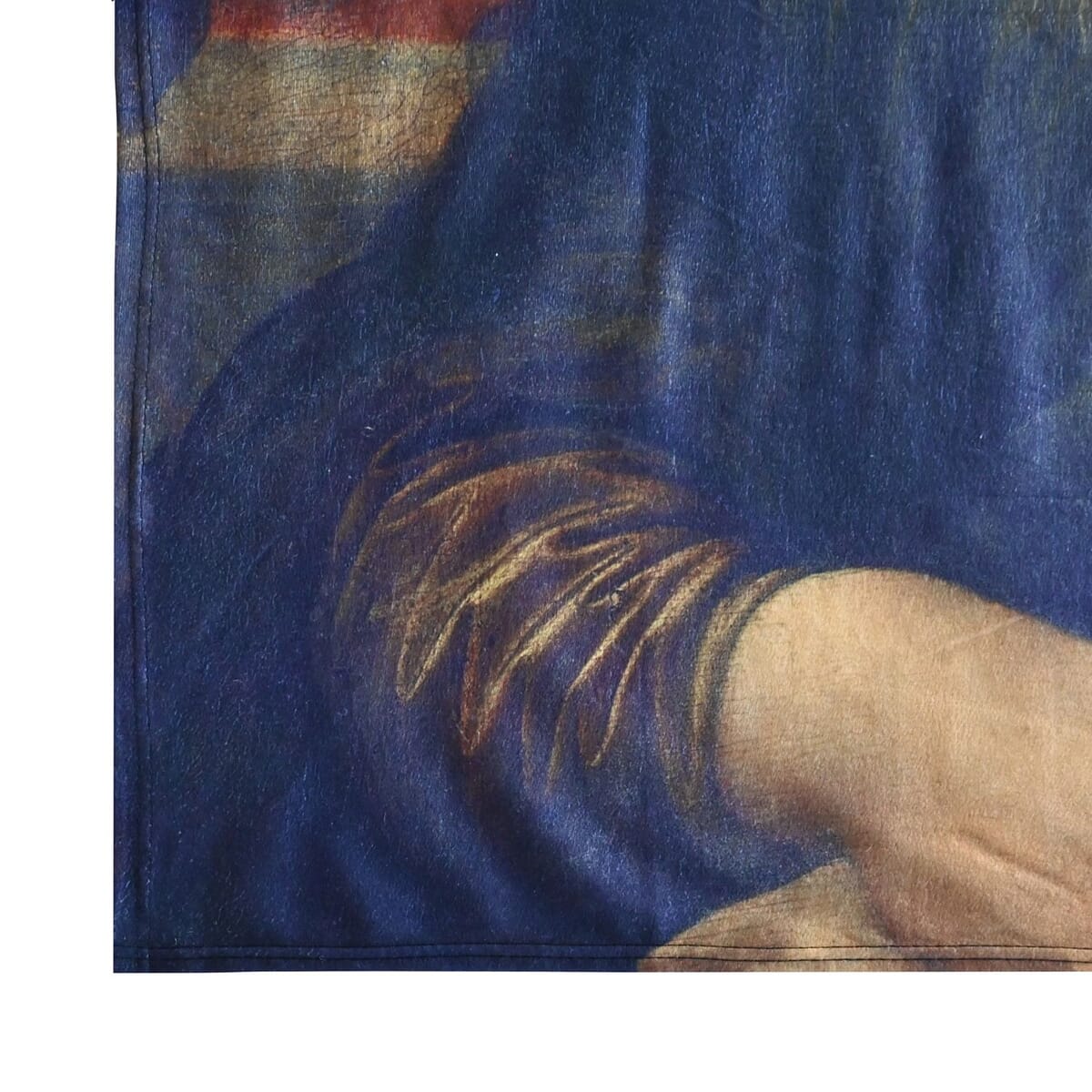 Seebo Super Soft Cozy Luxurious Mona Lisa Art Painting Throw Blanket image number 2