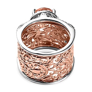 Karis Morganique Quartz (Triplet) Ring in 18K Rose Gold Plated and Platinum Bond (Size 9.0) 6.15 ctw