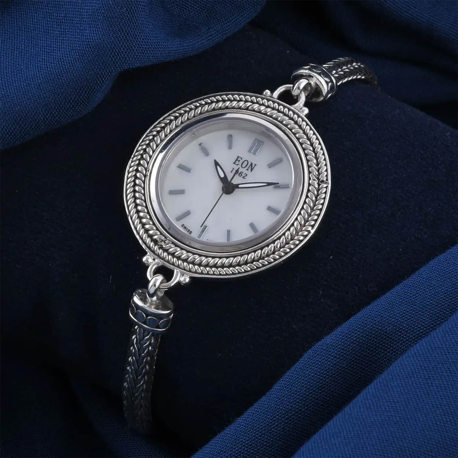 Sterling silver clearance bangle watch