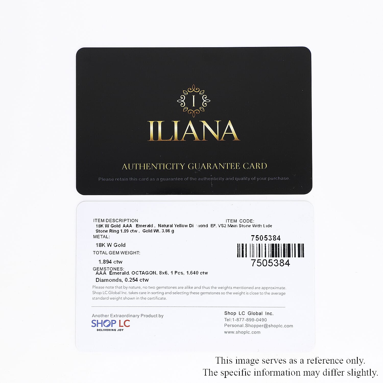 Iliana 18K White Gold AAA Kagem Zambian Emerald and S2 Natural Yellow Diamond Halo Ring (Size 7.0) 1.85 ctw