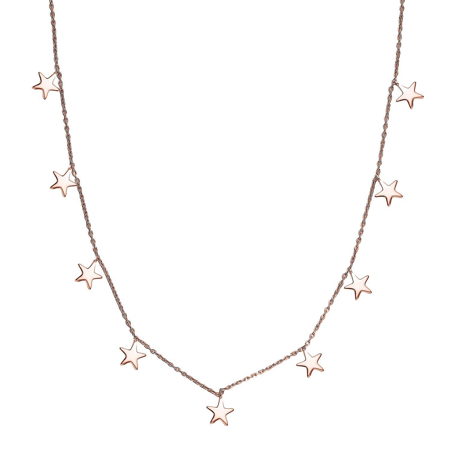 14K Yellow Gold Over Sterling Silver Necklace 18 Inches 6.60 Grams