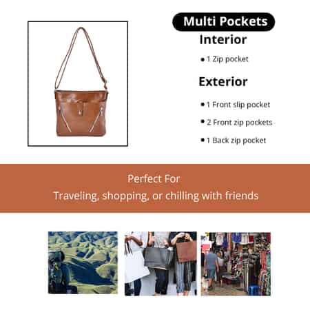 A solid color pu minimalist style lady chain slanting shoulder strap zipper  stylish square bag