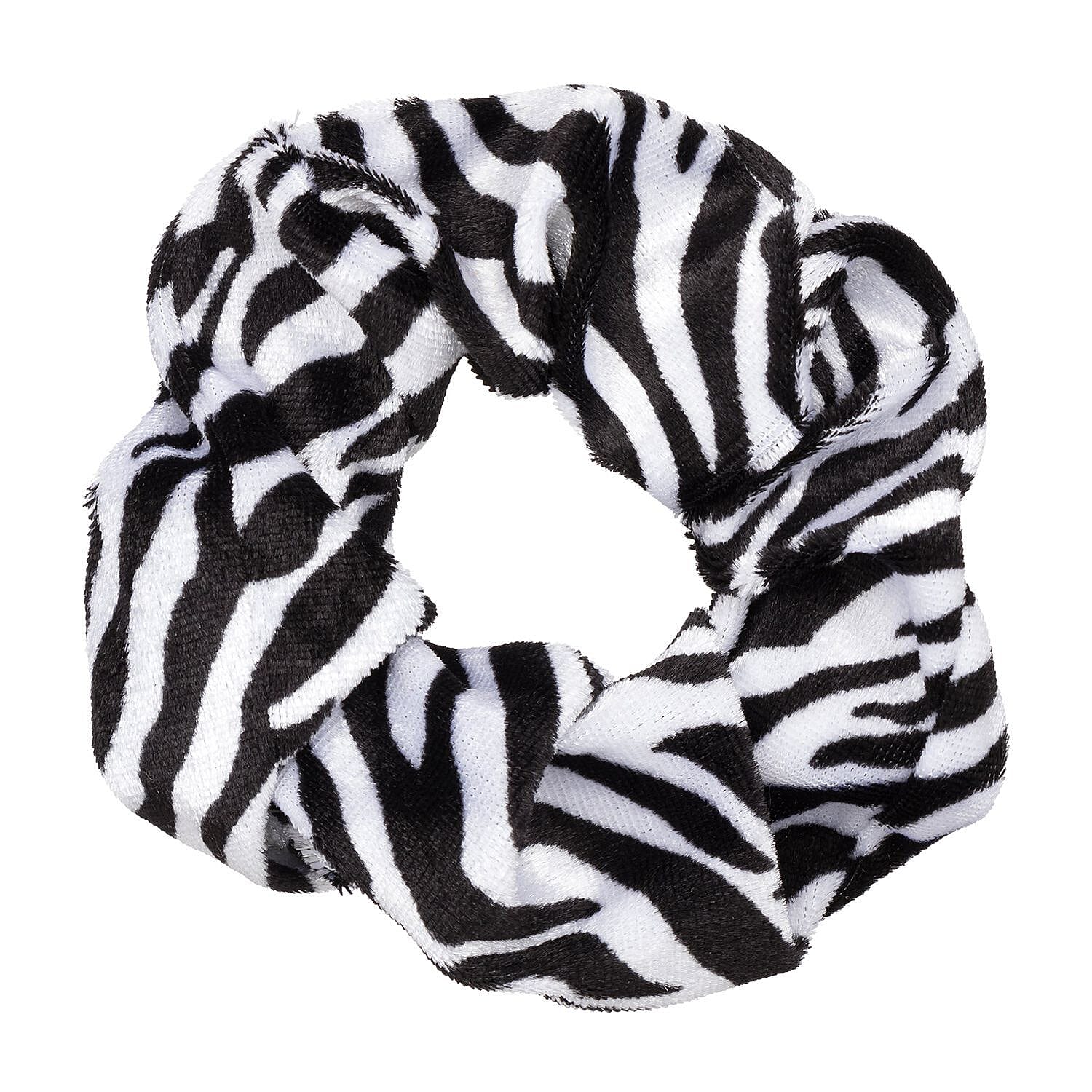 Black and White Zebra Hair Scrunchie , Hair Accessories For Women , Hair Bands