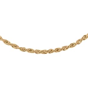 Mother’s Day Gift 10K Yellow Gold 1.5mm Rope Chain Necklace 18 Inches 1.30 Grams