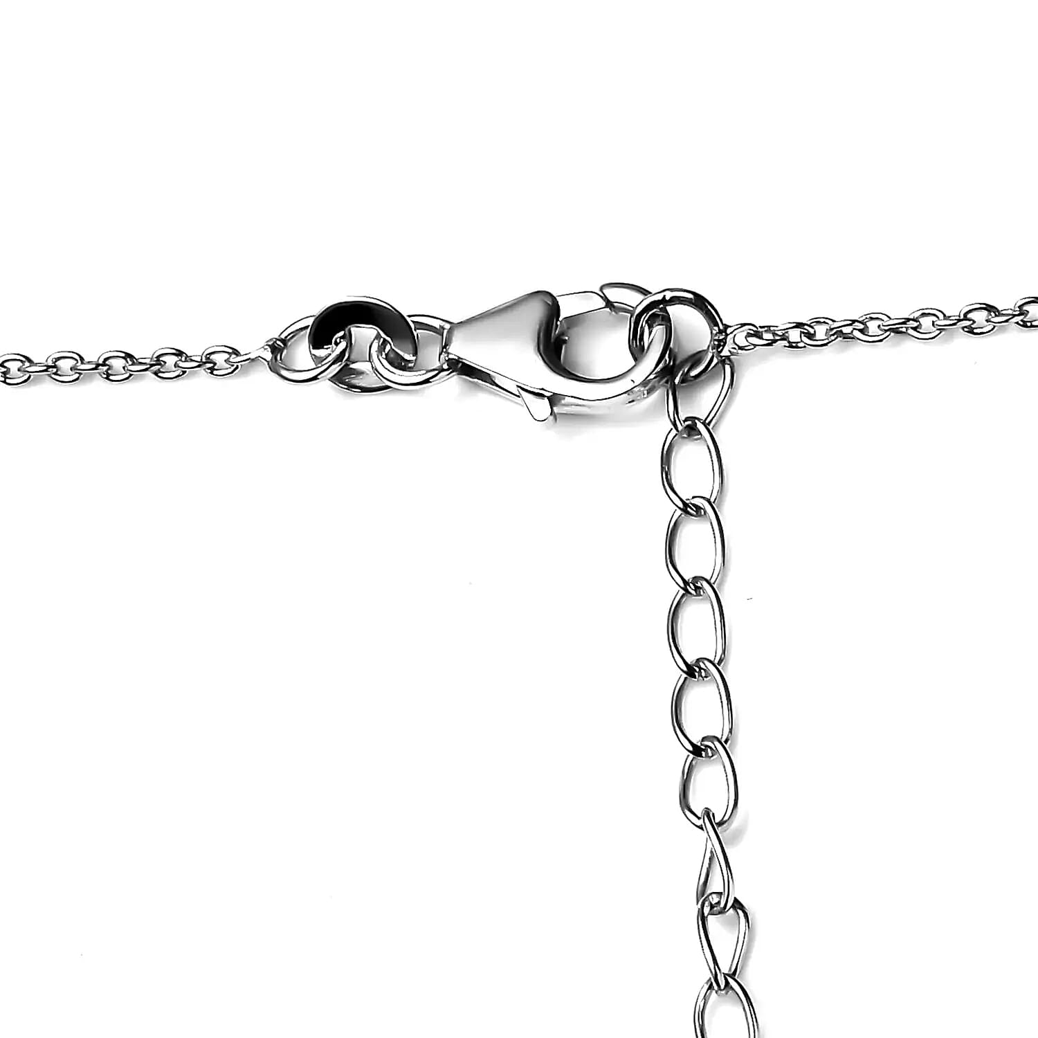 GP Celestial Dream Collection Moissanite Necklace 18 Inches in Platinum Over Sterling Silver 4.00 ctw