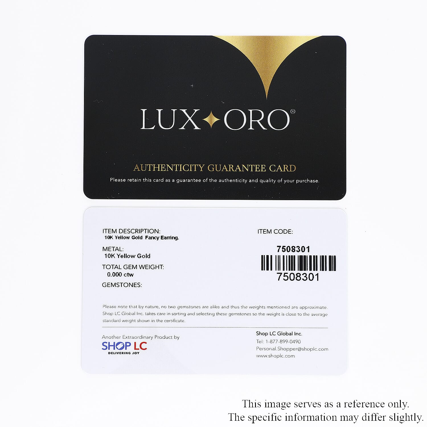 Luxoro 10K Yellow Gold Hexagon Shape Stud Earrings 0.65 Grams