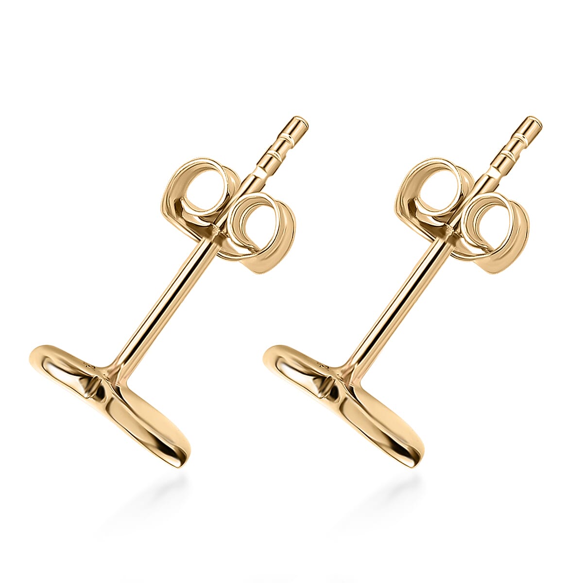 Luxoro 10K Yellow Gold Butterfly Stud Earrings 0.65 Grams image number 3