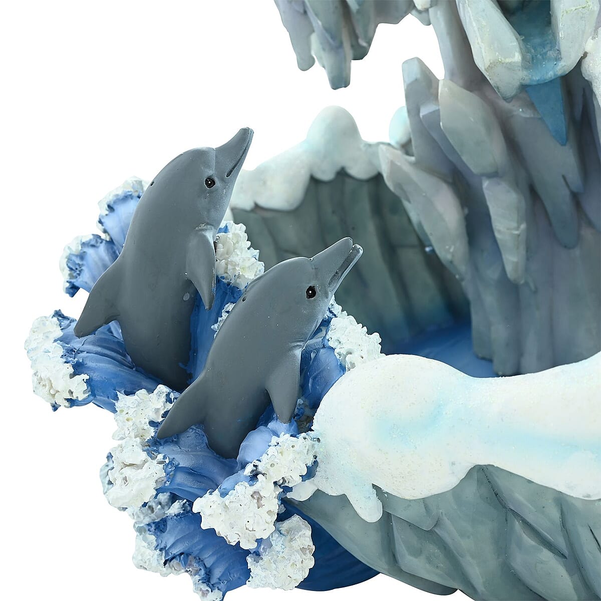 Hand Painted Resin Water Fountain - Polar Bear image number 2