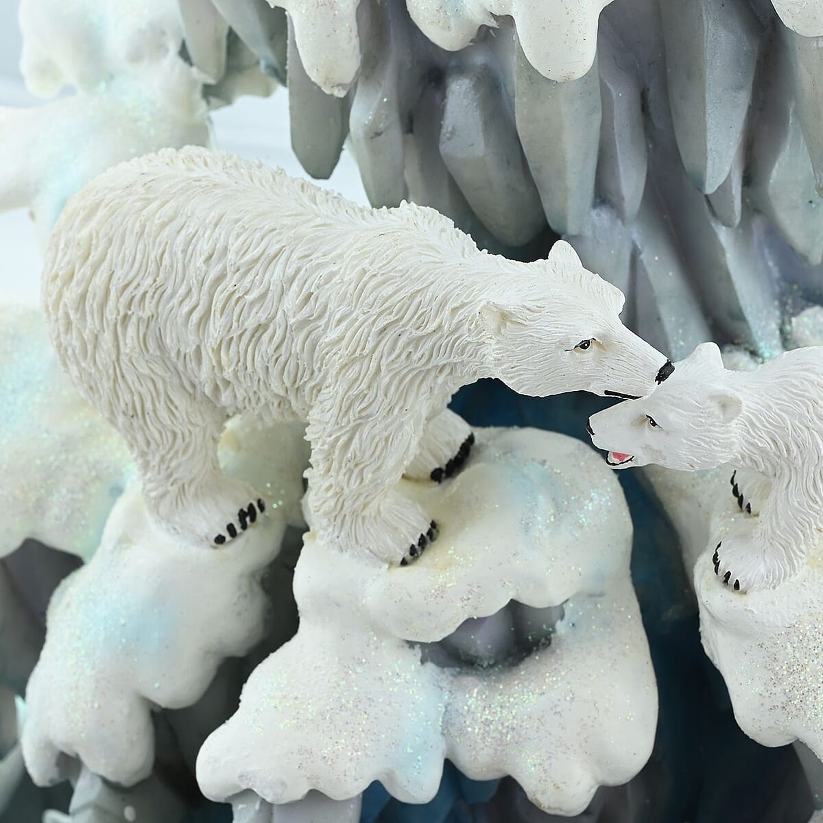 Hand Painted Resin Water Fountain - Polar Bear image number 3