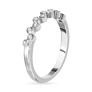 Iliana 18K White Gold Diamond (G-H, SI1) Ring (Size 6.0) 0.15 ctw