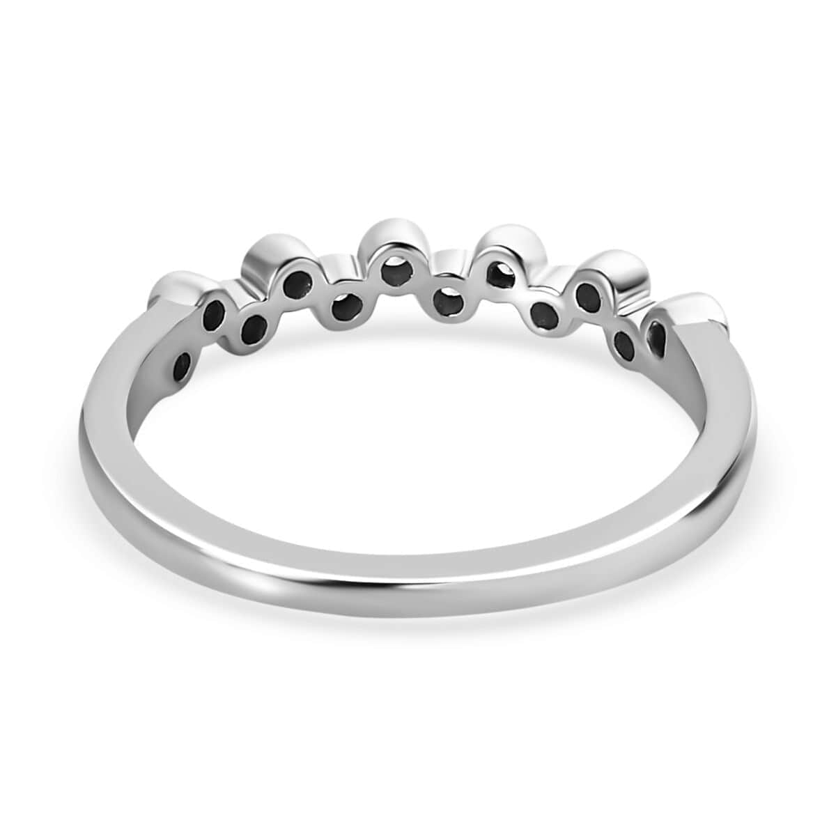 Iliana 18K White Gold G-H SI1 Diamond Band Ring (Size 7.0) 0.15 ctw image number 3