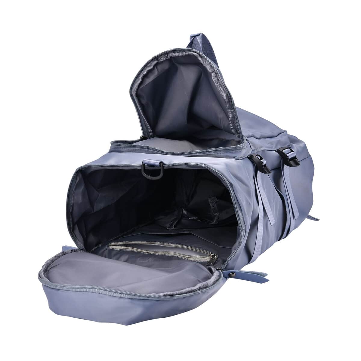 Blue Polyester Travel Bag with Detachable Shoulder Strap 47 Inches image number 5