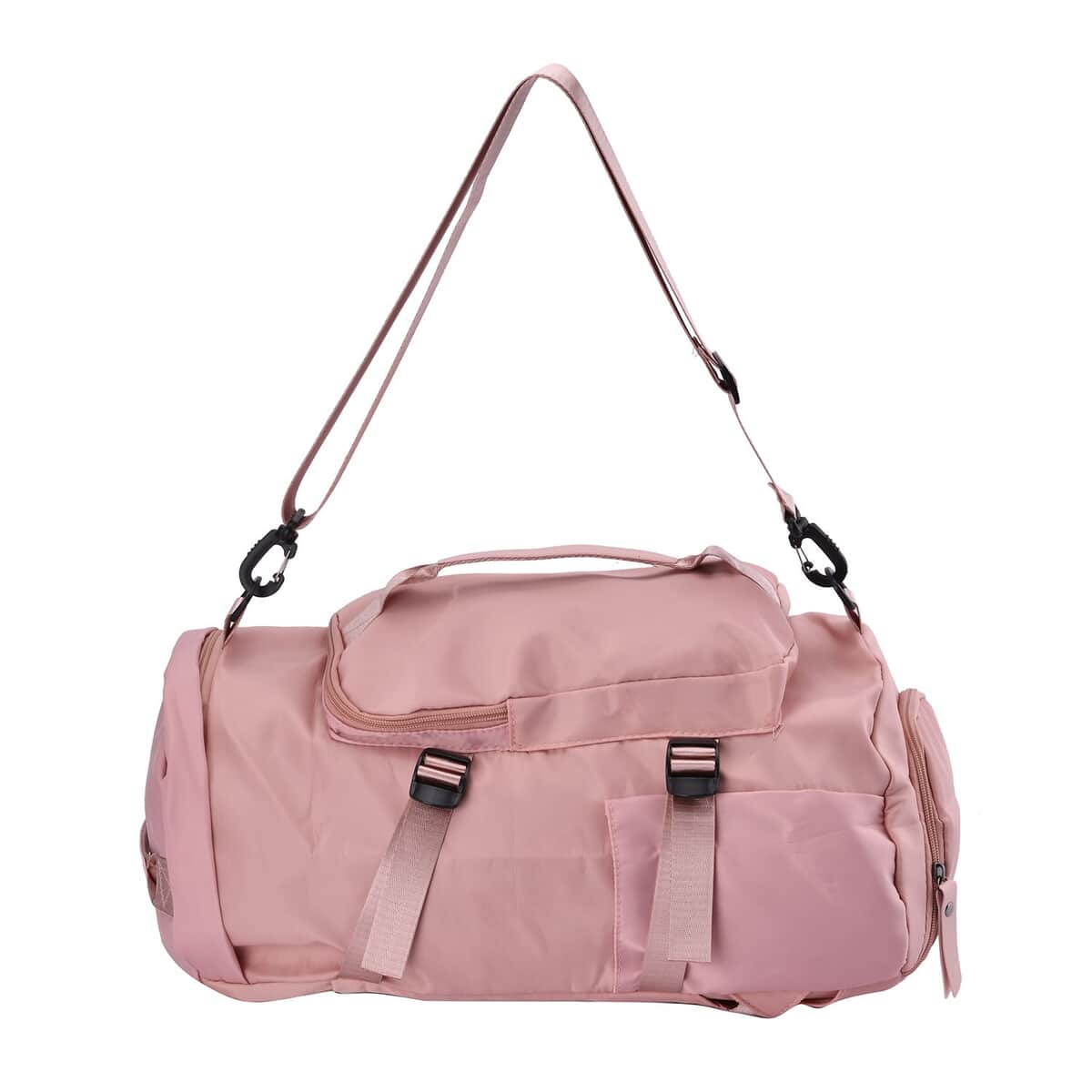Pink Polyester Travel Bag with Detachable Shoulder Strap 47 Inches image number 0