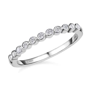 Iliana 18K White Gold G-H SI1 Diamond Band Ring (Size 6.0) 0.20 ctw