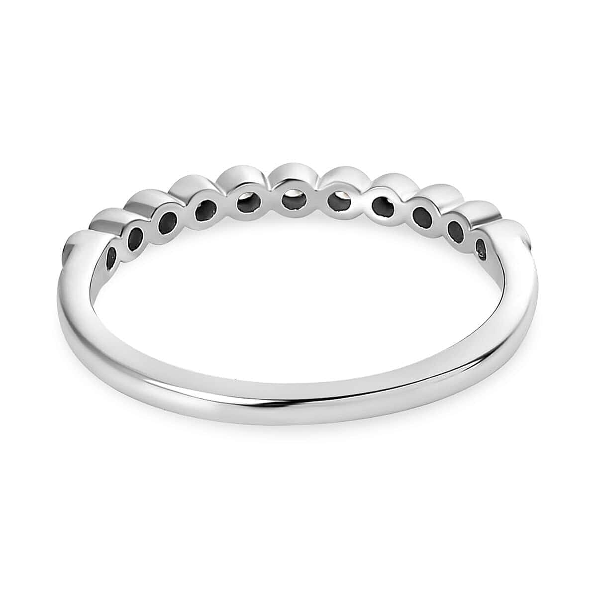 Iliana 18K White Gold G-H SI1 Diamond Band Ring (Size 7.0) 0.20 ctw image number 4