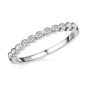 Iliana 18K White Gold G-H SI1 Diamond Band Ring (Size 8.0) 0.20 ctw