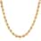 14K Yellow Gold 8mm Diamond Cut Rope Chain Necklace 26 Inches 31.6 Grams