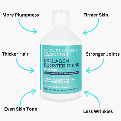 Doctors Cosmeceutical Collagen Booster Drink (10,000MG Sugar Free) 17.59oz