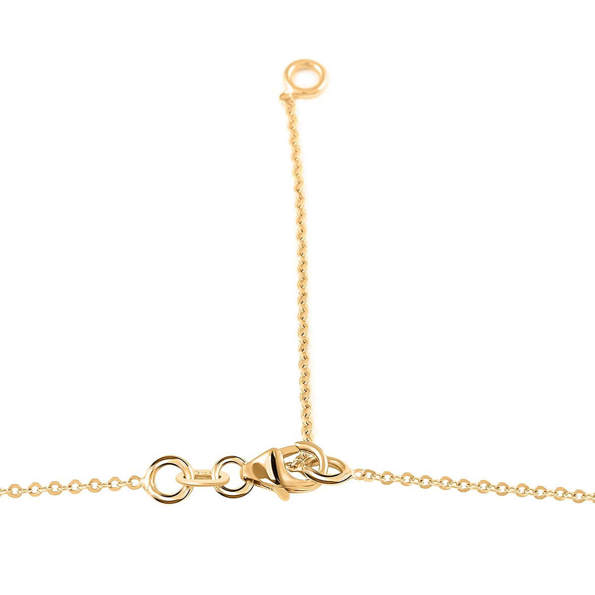 14K Yellow and White Gold Cross Pendant Necklace 18-20 Inches 3.5 Grams image number 4